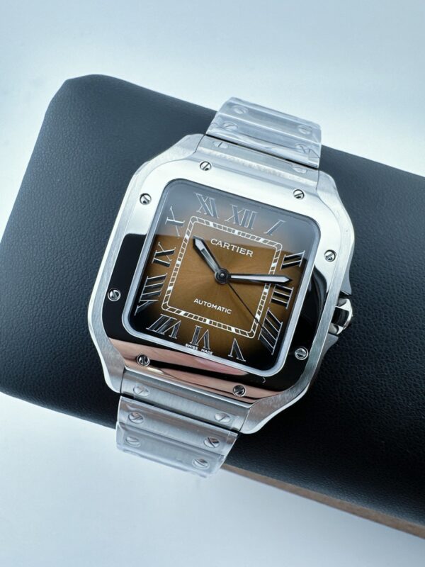 Cartier Santos de Cartier automatic mechanical movement 100 meter waterproof unisex