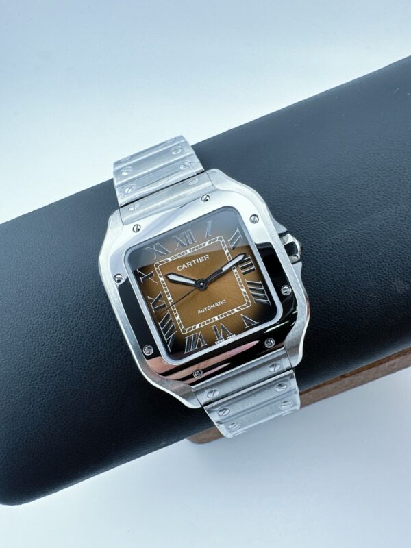 Cartier Santos de Cartier automatic mechanical movement 100 meter waterproof unisex