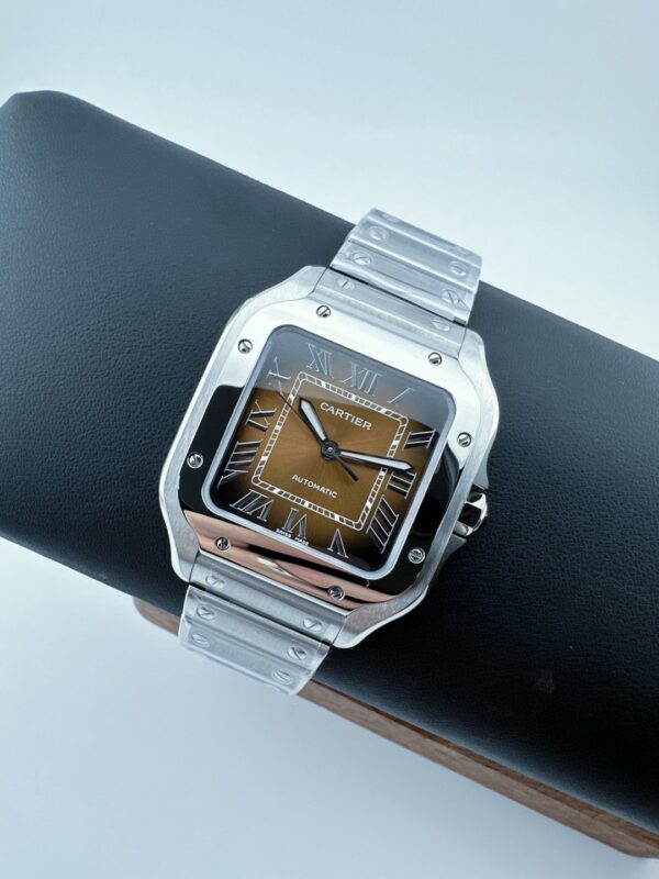 Cartier Santos de Cartier automatic mechanical movement 100 meter waterproof unisex