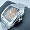 Cartier Santos de Cartier automatic mechanical movement 100 meter waterproof unisex