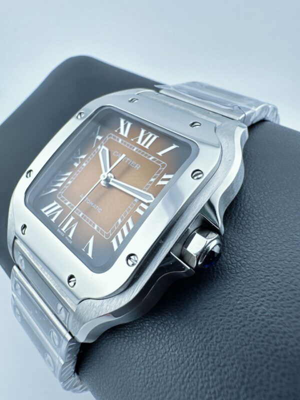 Cartier Santos de Cartier automatic mechanical movement 100 meter waterproof unisex