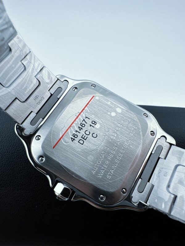 Cartier Santos de Cartier automatic mechanical movement 100 meter waterproof unisex