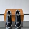 sy_no_CC143FCF1F1E0E700F7773F1B0AAEF7E_5 Louis Vuitton Black Monogram Print Gold-Heel Low-Top Sneaker