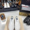 sy_no_CC93027CCC24BD9EB1C3D07F0C664549_0 Prada White Mesh Leather Triangle Trainer