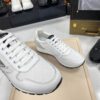 sy_no_CC93027CCC24BD9EB1C3D07F0C664549_3 Prada White Mesh Leather Triangle Trainer
