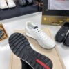 sy_no_CC93027CCC24BD9EB1C3D07F0C664549_7 Prada White Mesh Leather Triangle Trainer