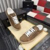sy_no_CCB3115A51203DAF80E827491C0F55FB_2 Saint Laurent Brown Suede Low-Top Sneaker