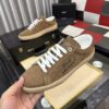 sy_no_CCB3115A51203DAF80E827491C0F55FB_4 Saint Laurent Brown Suede Low-Top Sneaker