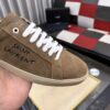 sy_no_CCB3115A51203DAF80E827491C0F55FB_5 Saint Laurent Brown Suede Low-Top Sneaker