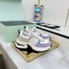 sy_no_CD43FE7E30FB18B3893F26055BAD64AC_0 Chanel Lavender, White and Grey Chunky Sneaker with CC Logo