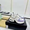 sy_no_CD43FE7E30FB18B3893F26055BAD64AC_1 Chanel Lavender, White and Grey Chunky Sneaker with CC Logo