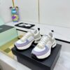 sy_no_CD43FE7E30FB18B3893F26055BAD64AC_2 Chanel Lavender, White and Grey Chunky Sneaker with CC Logo