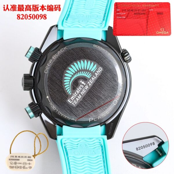 sy_no_CD490A4CF600EBF7E5EDE4DCD98247D7_6 Omega automatic mechanical movement men's watch Swiss watch 45.5mm black dial