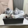 Prada Grey Mesh Leather Chunky Sole Sneaker