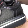 sy_no_CE1D3197B403FF3C2CA06A4D1C72B2FB_7 Prada Black Patent Mesh Red Tongue Platform Sneaker