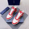 Dior Red-White Spliced B27 High-Top Sneaker