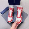 Dior Red-White Spliced B27 High-Top Sneaker
