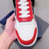 Dior Red-White Spliced B27 High-Top Sneaker