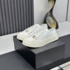 sy_no_CE5D2E55822990B676095A7E5E3D561A_0 Chanel White Leather Platform Low-Top Sneaker with Gold CC Charm