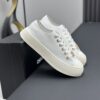sy_no_CE5D2E55822990B676095A7E5E3D561A_2 Chanel White Leather Platform Low-Top Sneaker with Gold CC Charm