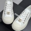 sy_no_CE5D2E55822990B676095A7E5E3D561A_4 Chanel White Leather Platform Low-Top Sneaker with Gold CC Charm