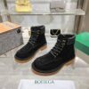 sy_no_CF2365C7D325D2EBCC2D580774029DC3_2 Bottega Veneta Black Suede Intrecciato High-Top Workwear Boots