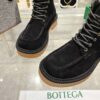 sy_no_CF2365C7D325D2EBCC2D580774029DC3_4 Bottega Veneta Black Suede Intrecciato High-Top Workwear Boots