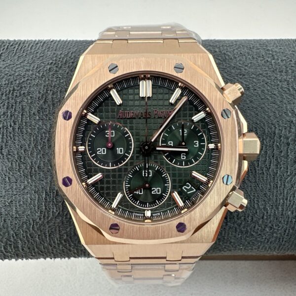 AUDEMARS PIGUET Audemars Piguet Royal Oak ROYAL OAK series automatic mechanical movement timing fly back men's watch Swiss watch 41mm green dial
