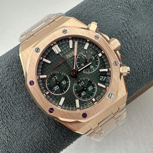 AUDEMARS PIGUET Audemars Piguet Royal Oak ROYAL OAK series automatic mechanical movement timing fly back men's watch Swiss watch 41mm green dial