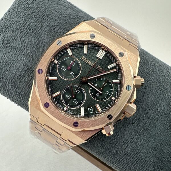 AUDEMARS PIGUET Audemars Piguet Royal Oak ROYAL OAK series automatic mechanical movement timing fly back men's watch Swiss watch 41mm green dial