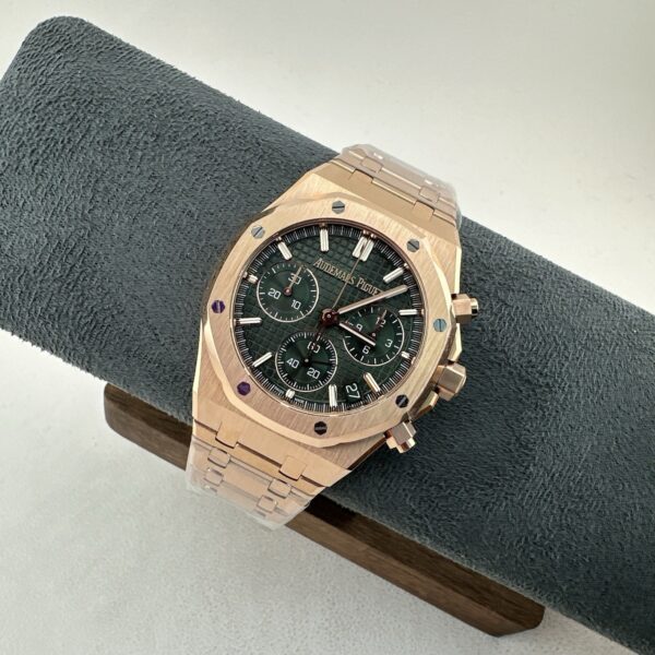 AUDEMARS PIGUET Audemars Piguet Royal Oak ROYAL OAK series automatic mechanical movement timing fly back men's watch Swiss watch 41mm green dial