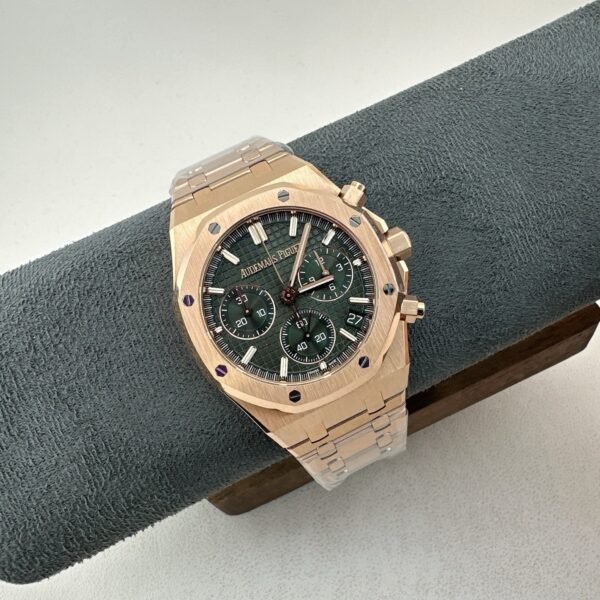 AUDEMARS PIGUET Audemars Piguet Royal Oak ROYAL OAK series automatic mechanical movement timing fly back men's watch Swiss watch 41mm green dial