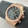 AUDEMARS PIGUET Audemars Piguet Royal Oak ROYAL OAK series automatic mechanical movement timing fly back men's watch Swiss watch 41mm green dial