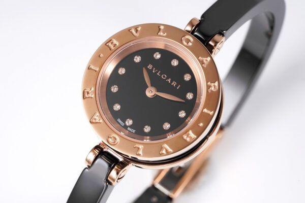 sy_no_D46DB0A52B870898D5D6775B2BD4EEF7_1 BVLGARI watch quartz movement ceramic strap 23mm black dial