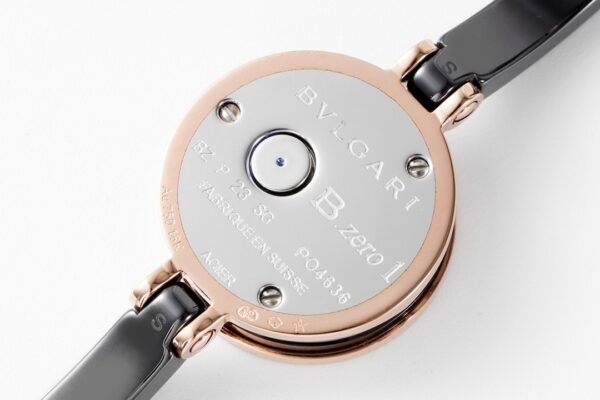 sy_no_D46DB0A52B870898D5D6775B2BD4EEF7_5 BVLGARI watch quartz movement ceramic strap 23mm black dial