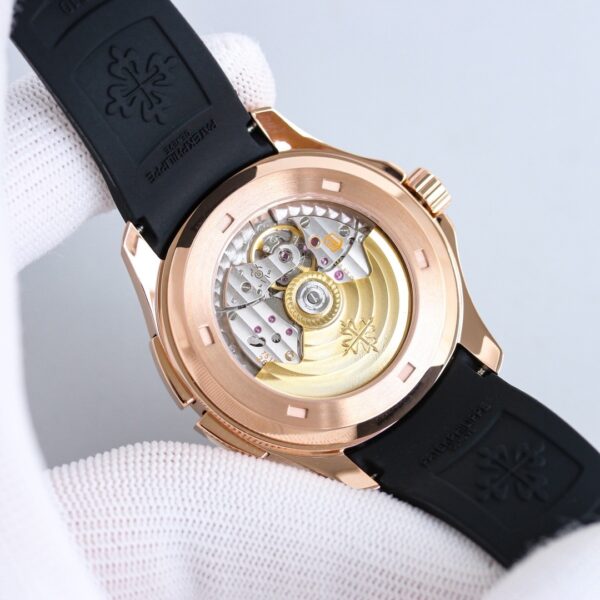 sy_no_D49158888DC9D2DF6445D7FF18667170_7 Patek Philippe AQUANAUT series automatic mechanical movement date display dual time zone 30 meter waterproof men's watch Swiss watch 40.8mm coffee colored dial