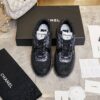 sy_no_D4D94F36393A49C2CAE78EF63687F44D_5 Chanel Black Mesh and Metallic Low-Top Chunky Sneaker with CC Logo