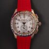 Patek Philippe AQUANAUT series automatic mechanical movement 30 meter waterproof women's Swiss watch 39.9mm white dial
