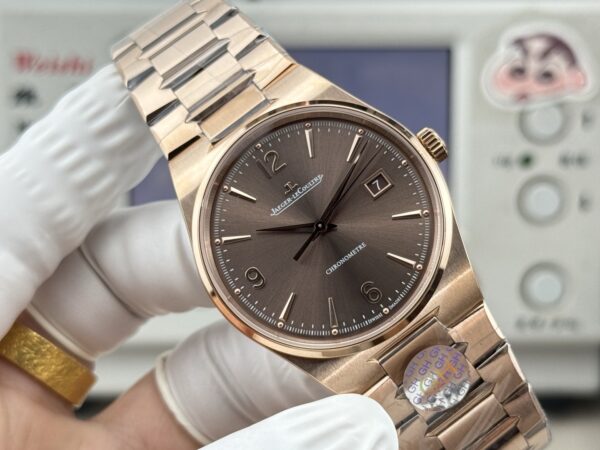 sy_no_D55B1748271CEF0C3054B0F8CFE6B175_0 Jaeger LeCoultre Master Series MASTER Automatic Mechanical Movement 50m Waterproof Date Display Unisex Swiss Watch 38mm Coffee Dial 18K Rose Gold Strap