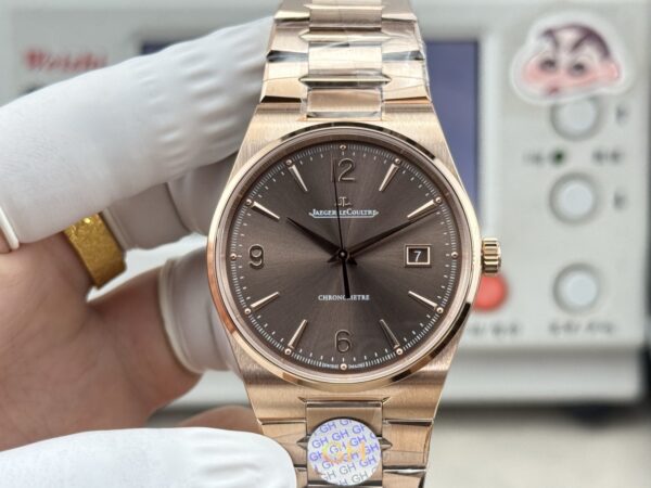sy_no_D55B1748271CEF0C3054B0F8CFE6B175_1 Jaeger LeCoultre Master Series MASTER Automatic Mechanical Movement 50m Waterproof Date Display Unisex Swiss Watch 38mm Coffee Dial 18K Rose Gold Strap