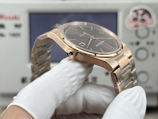 sy_no_D55B1748271CEF0C3054B0F8CFE6B175_6 Jaeger LeCoultre Master Series MASTER Automatic Mechanical Movement 50m Waterproof Date Display Unisex Swiss Watch 38mm Coffee Dial 18K Rose Gold Strap