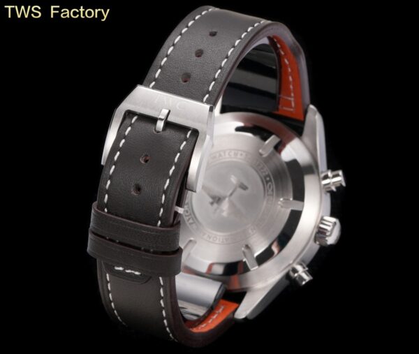 sy_no_D57E5137380E66DD4DF8451299DD79C0_8 IWC Pilot Series Automatic Mechanical Movement Men's Watch Swiss Watch Black Dial Stainless Steel Case