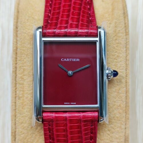 Cartier Tank Series Quartz Movement Waterproof Minimalist Unisex Swiss Watch