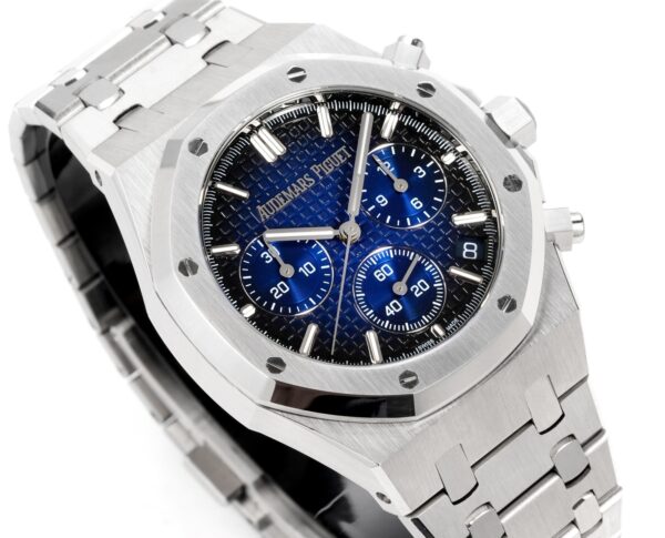 sy_no_D645FCA37288E18315F3C59468A88D7E_1 AUDEMARS PIGUET Audemars Piguet Royal Oak Series Automatic Mechanical Movement Blue Dial 18K White Gold Case