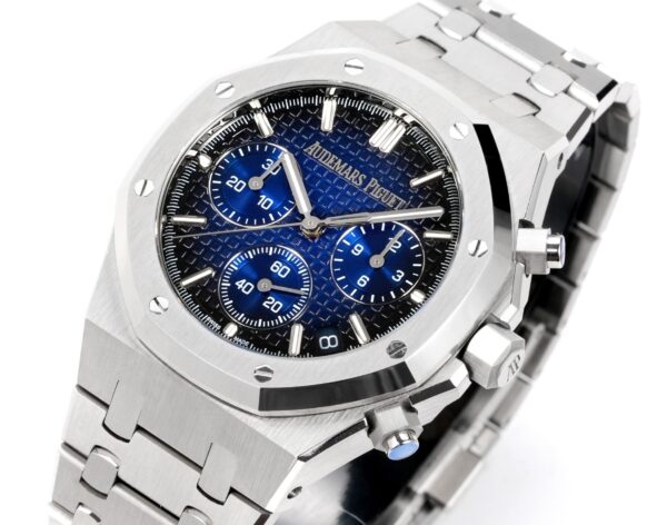 sy_no_D645FCA37288E18315F3C59468A88D7E_2 AUDEMARS PIGUET Audemars Piguet Royal Oak Series Automatic Mechanical Movement Blue Dial 18K White Gold Case