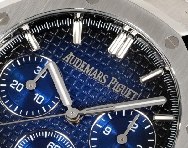 sy_no_D645FCA37288E18315F3C59468A88D7E_4 AUDEMARS PIGUET Audemars Piguet Royal Oak Series Automatic Mechanical Movement Blue Dial 18K White Gold Case