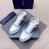 sy_no_D654821D0727A6269A857B0B6080AD38_2 Dior White-Light Blue Spliced B27 High-Top Sneaker