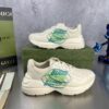 sy_no_D697672FD2C698AA7EF1D37EB1F6690D_1 Gucci Rhyton Oval Logo Sneaker in Off-White & Green