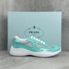 Prada America's Cup Mint Green Patent Mesh Sneaker