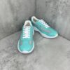 Prada America's Cup Mint Green Patent Mesh Sneaker